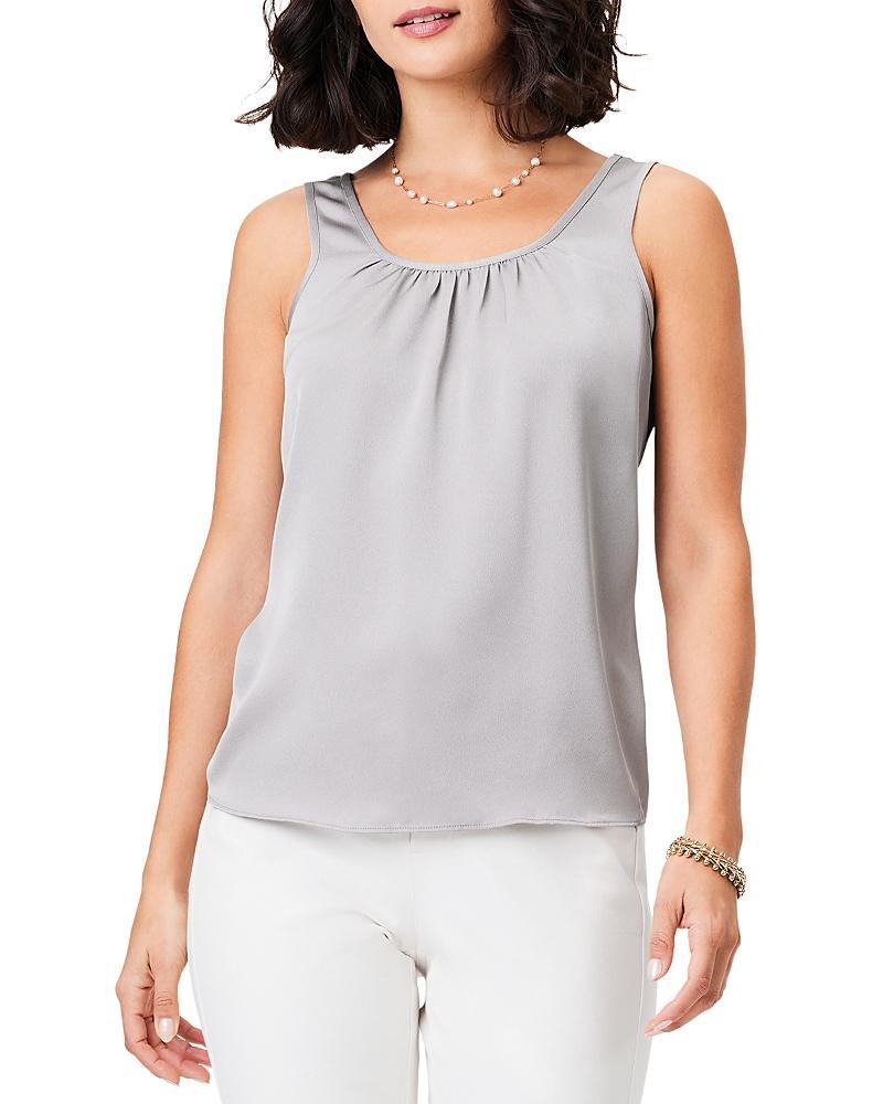 NIC+ZOE Scoop Neck Satin Tank Product Image