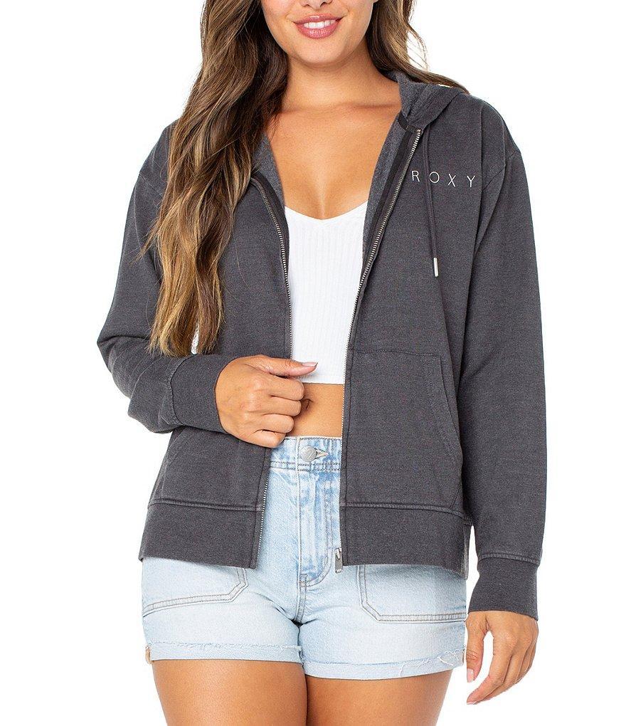 Roxy Sweet Rhythm Zip Up Fleece Hoodie Product Image