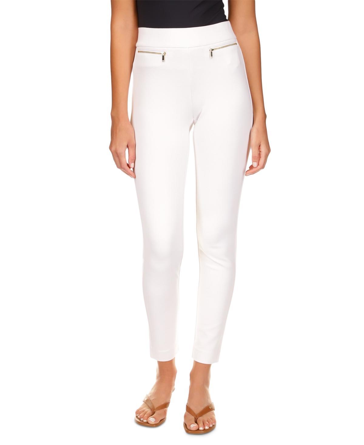 MICHAEL Michael Kors Ponte Skinny Leg Zip Pocket Pull Product Image