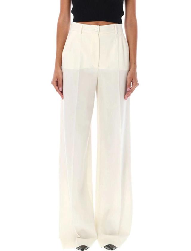 Formal Pants In White Product Image