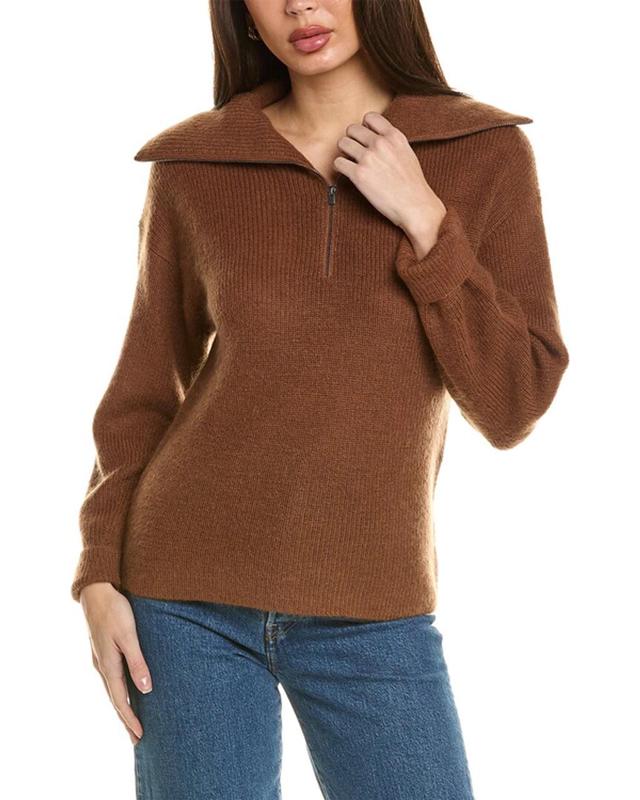 1/2-zip Wool & Mohair-blend Sweater Product Image