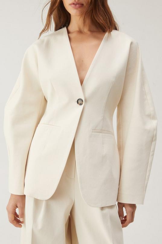 Tailored Structured Sleeve Blazer Product Image