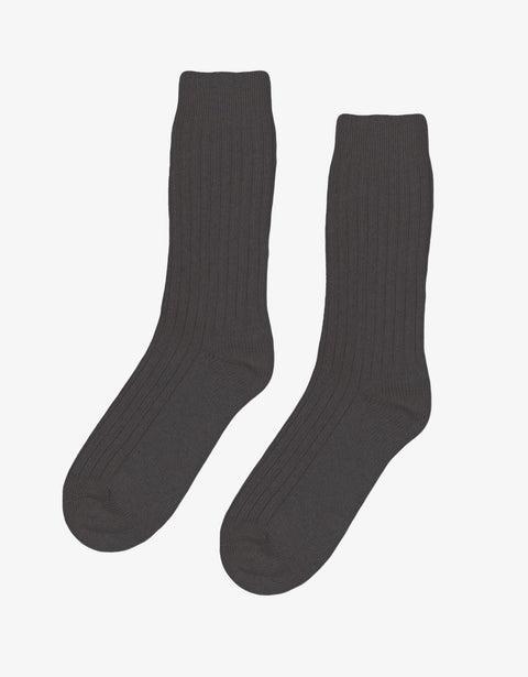 Merino Wool Blend Sock - Lava Grey Product Image