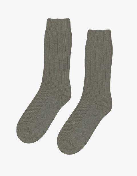 Merino Wool Blend Sock - Dusty Olive Product Image