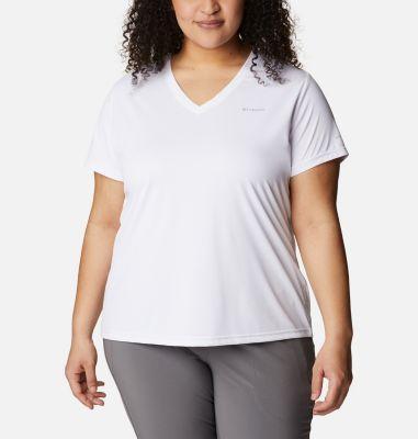 Columbia Women's Columbia Hike Short Sleeve V Neck Shirt - Plus Size- Product Image