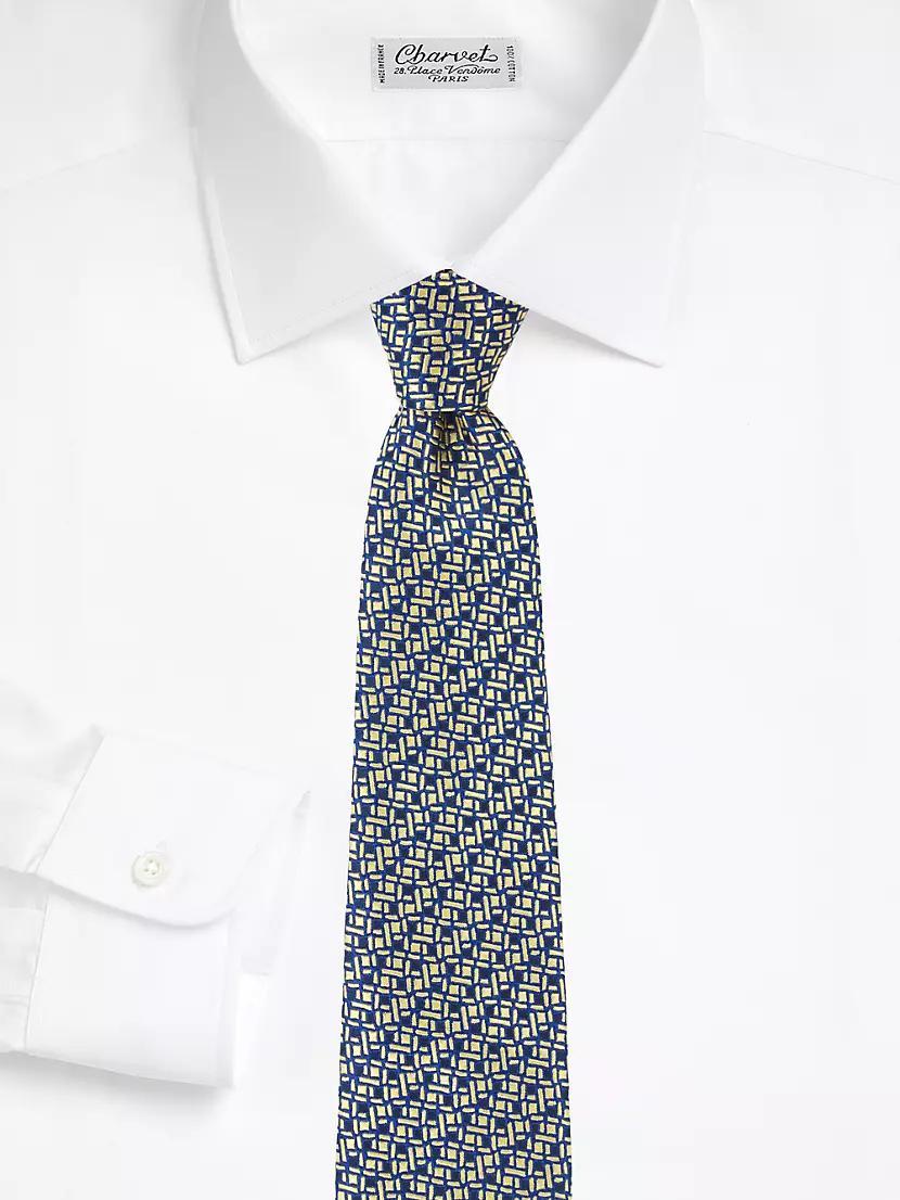 Weave Design Silk Tie Product Image