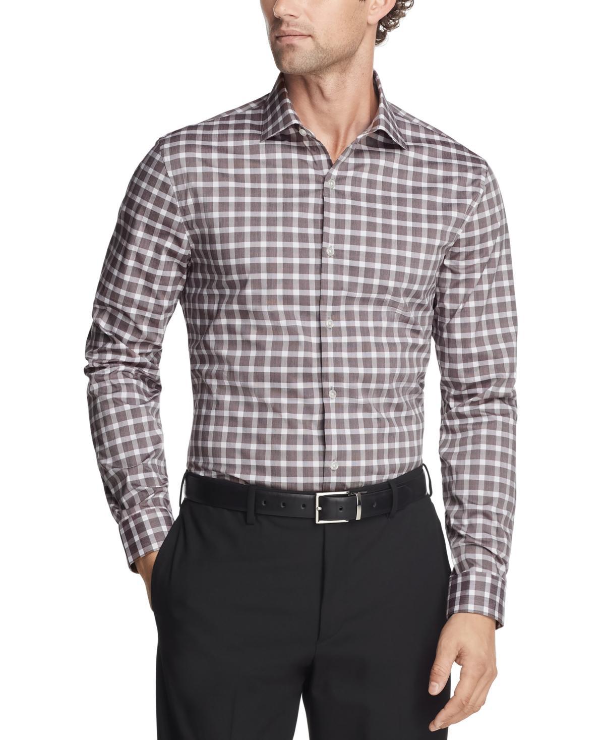 Kenneth Cole Reaction Mens Techni-Cole Slim Fit Flex Stretch Dress Shirt Product Image