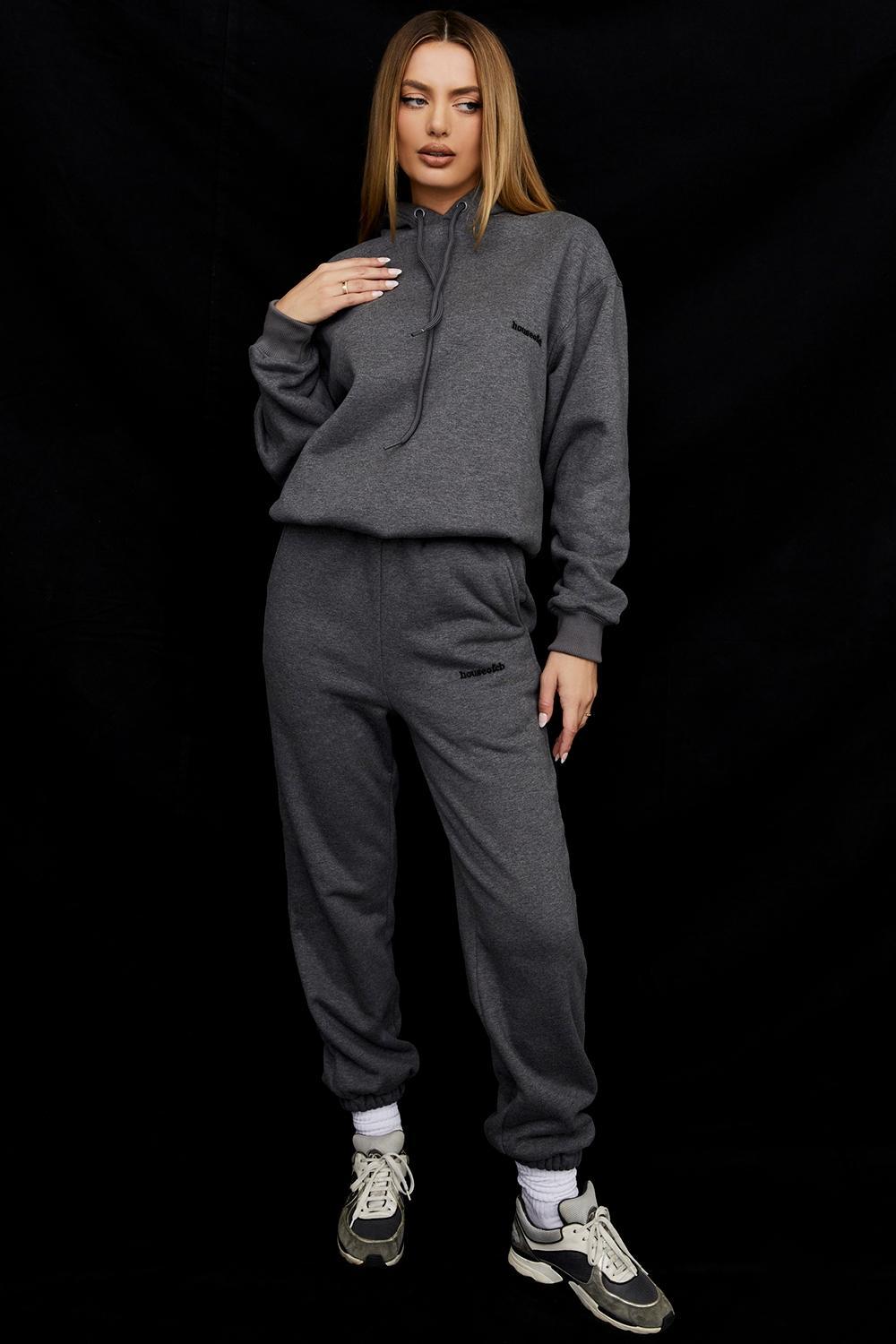 Halo Dark Grey Oversized Hoodie Product Image