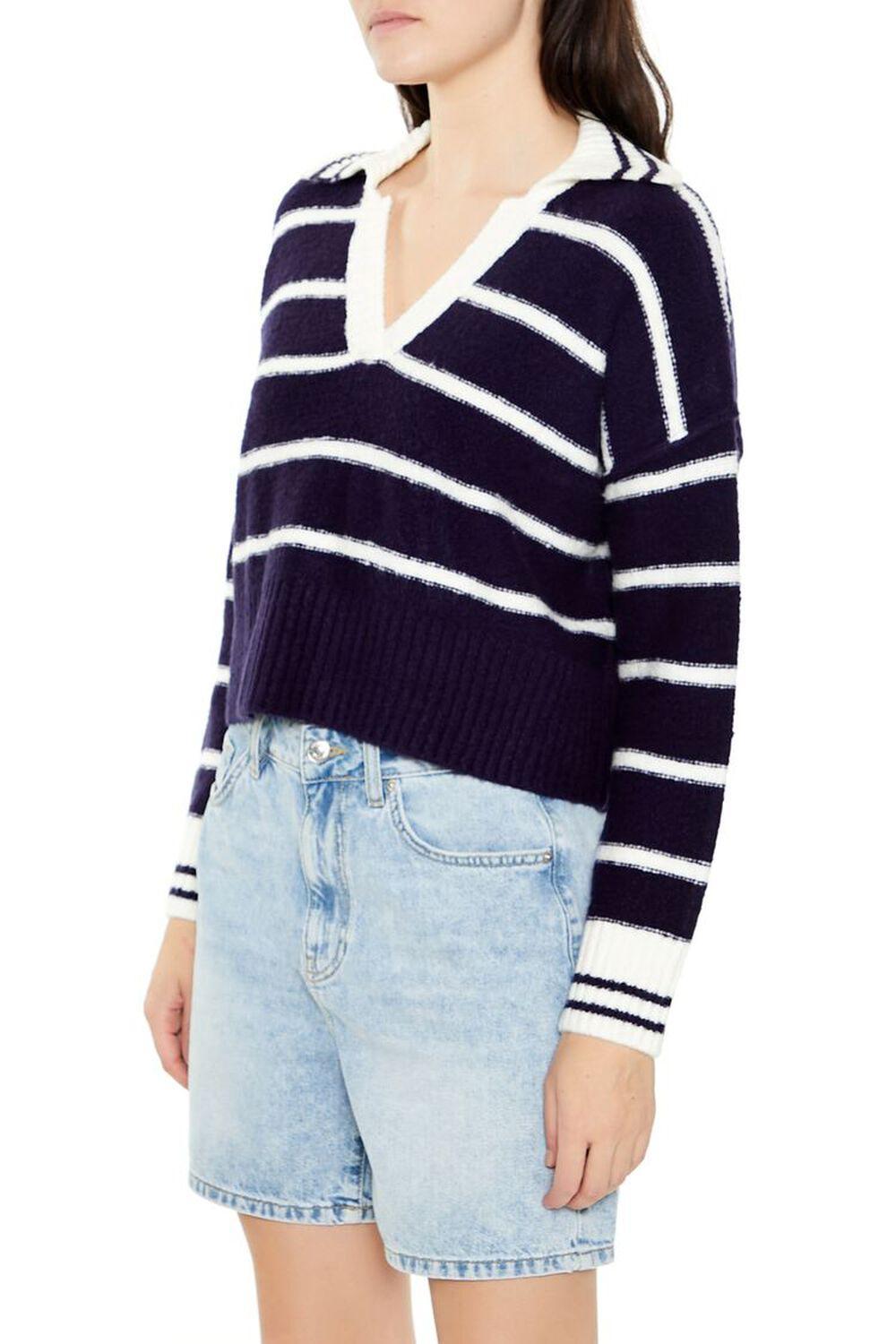 Striped V-Neck Sweater | Forever 21 Product Image