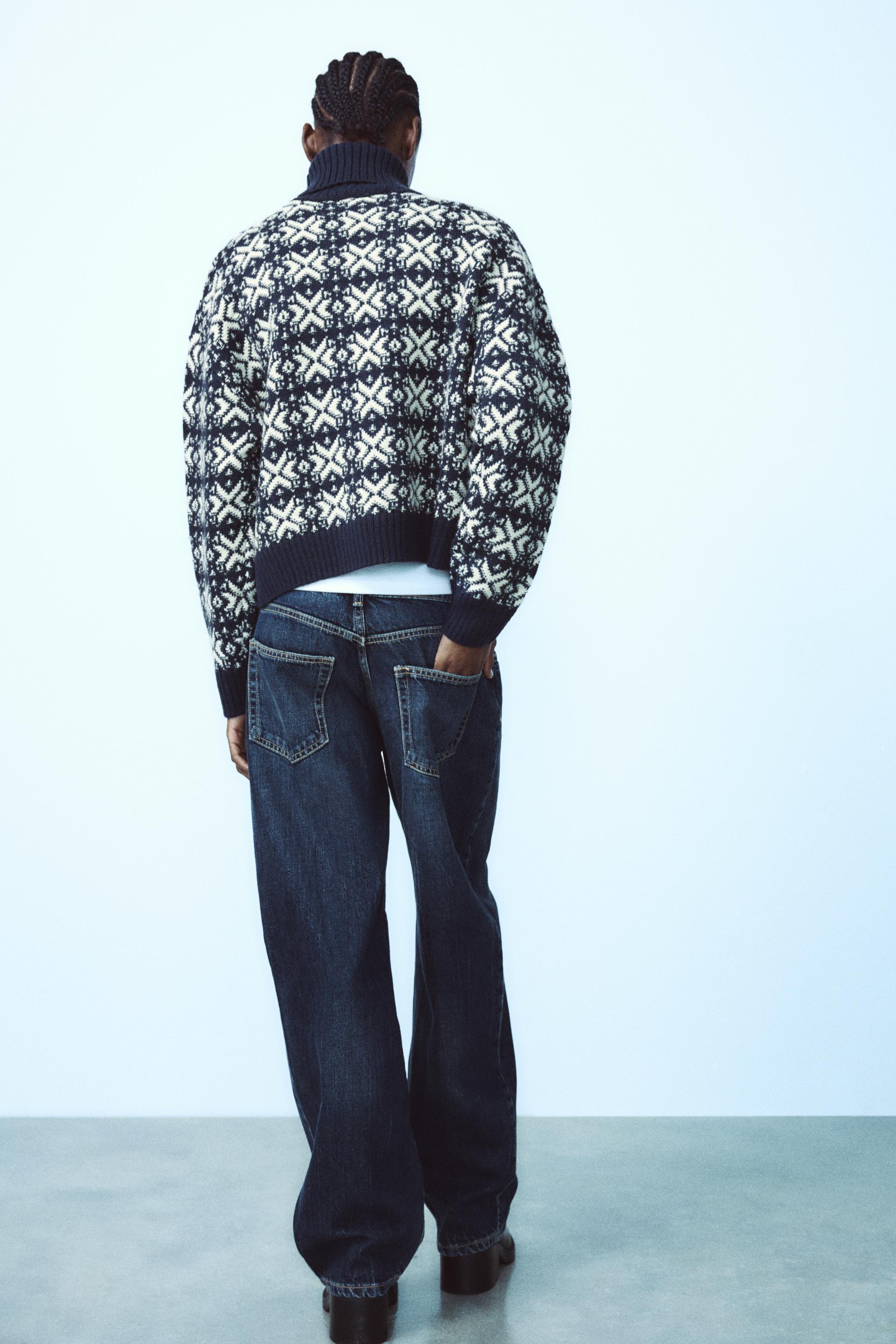 JACQUARD KNIT SWEATER Product Image