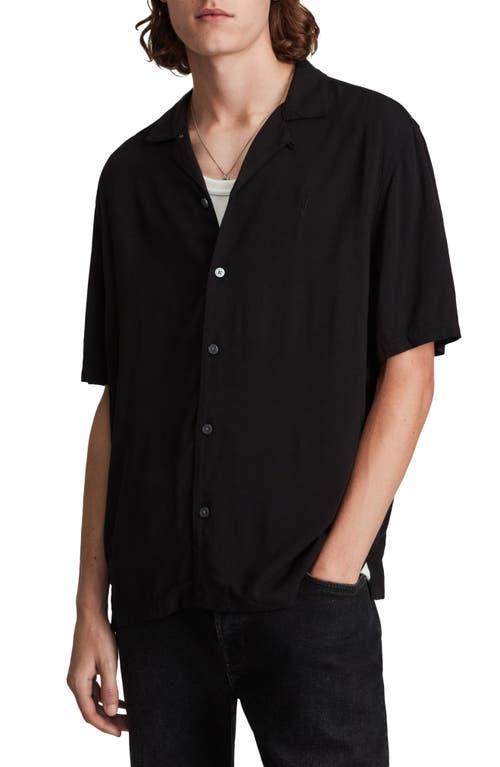 AllSaints Venice Relaxed Fit Short Sleeve Button-Up Camp Shirt Product Image