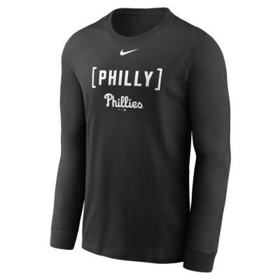 Philadelphia Phillies Fashion Men's Nike MLB Long-Sleeve T-Shirt Product Image