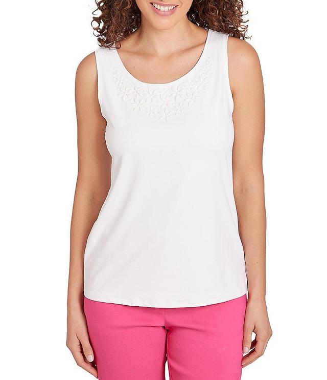 Ruby Rd. Stretch Knit Scoop Neck Sleeveless Tank Top Product Image