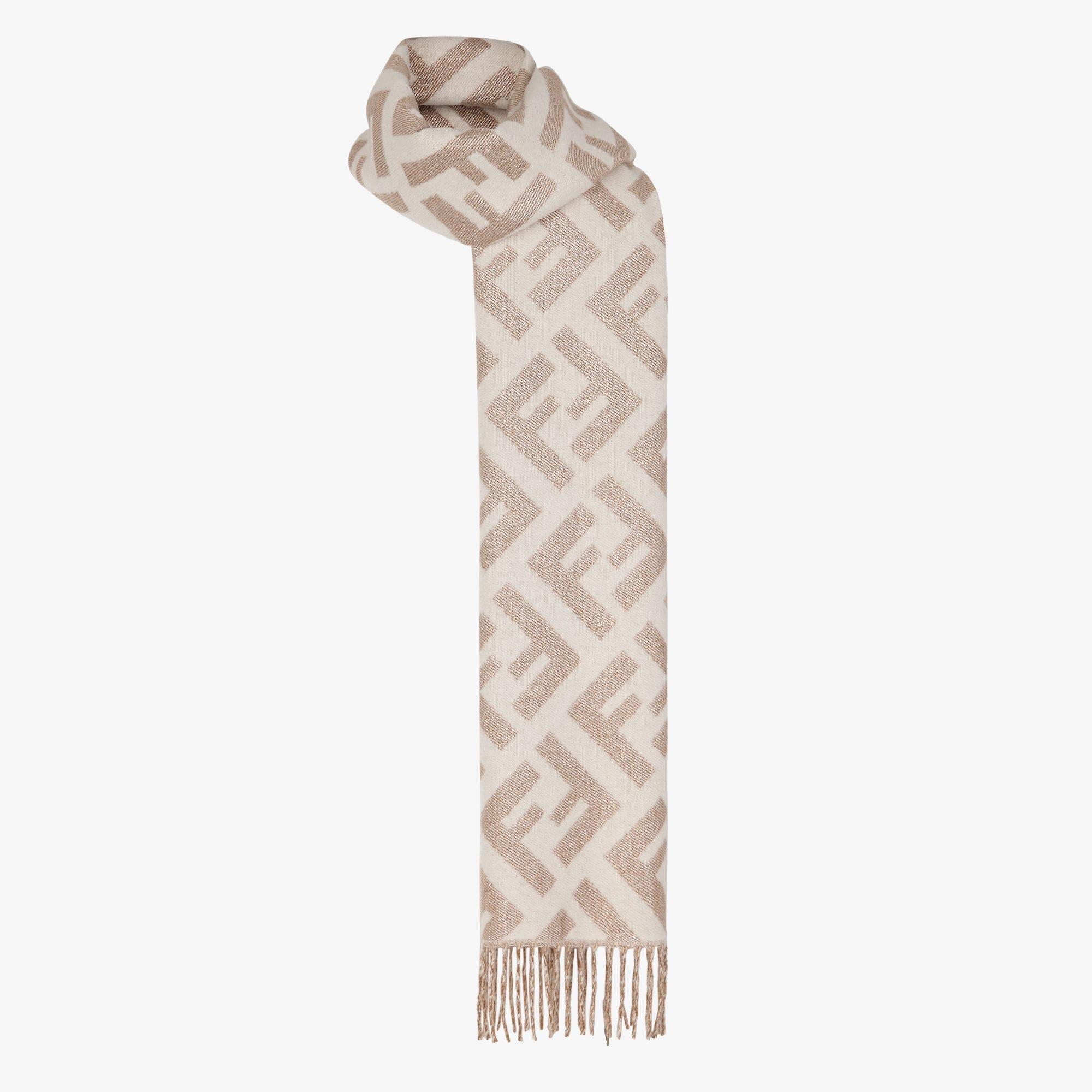 FF ScarfWhite cashmere scarf Product Image