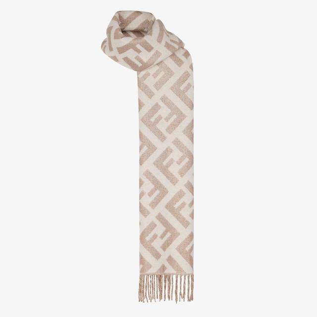 FF ScarfWhite cashmere scarf Product Image