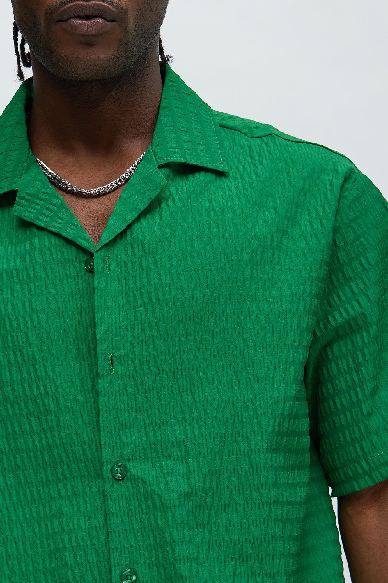 Sierra Textured Shirt - Green Product Image