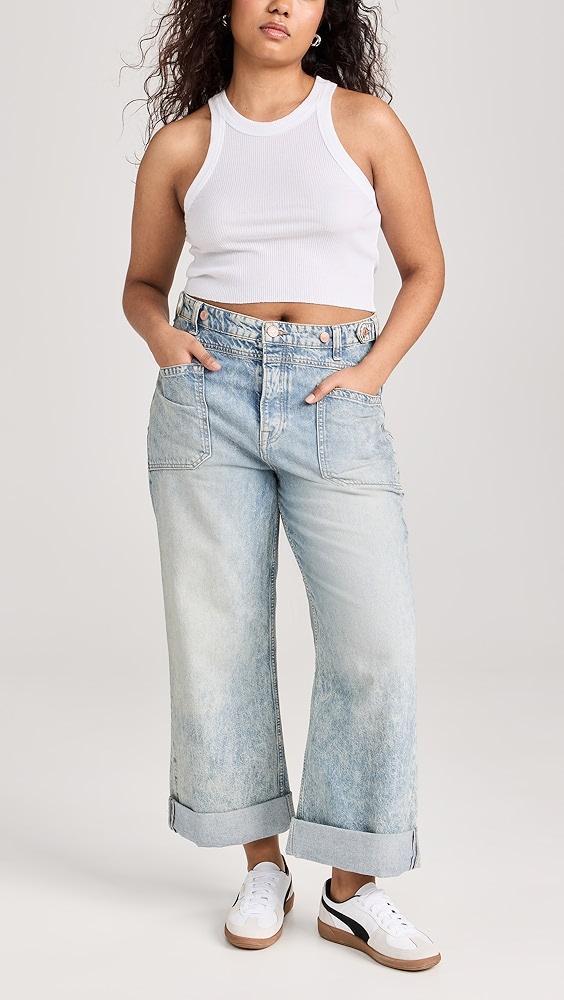 Free People Palmer Cuffed Jeans | Shopbop Product Image