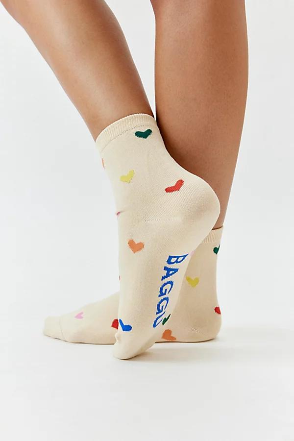 BAGGU Hearts Crew Sock Womens at Urban Outfitters Product Image