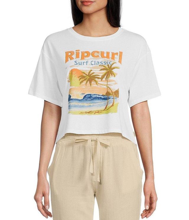 Rip Curl High Tide Short Sleeve Cropped T-Shirt Product Image