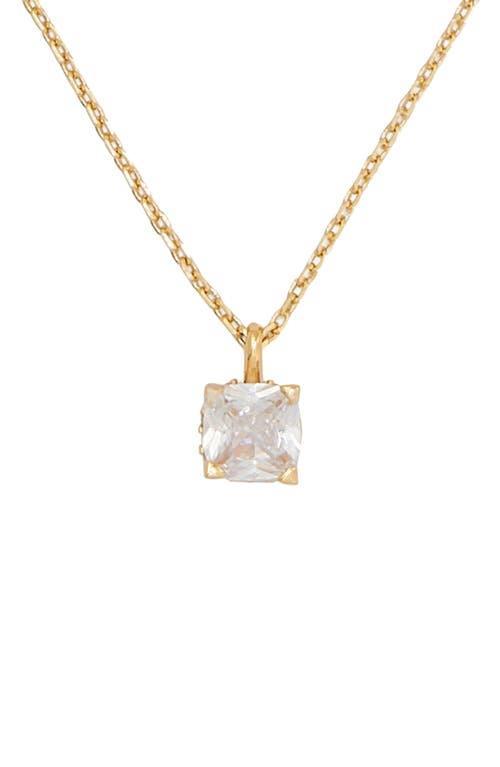 Womens Goldtone & Cubic Zirconia Pendant Necklace Product Image