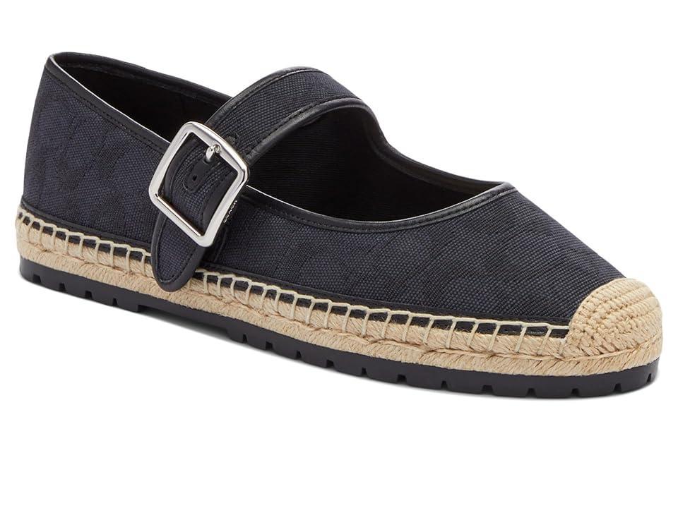 COACH Courtney Canvas Logo Mary Jane Espadrilles Product Image