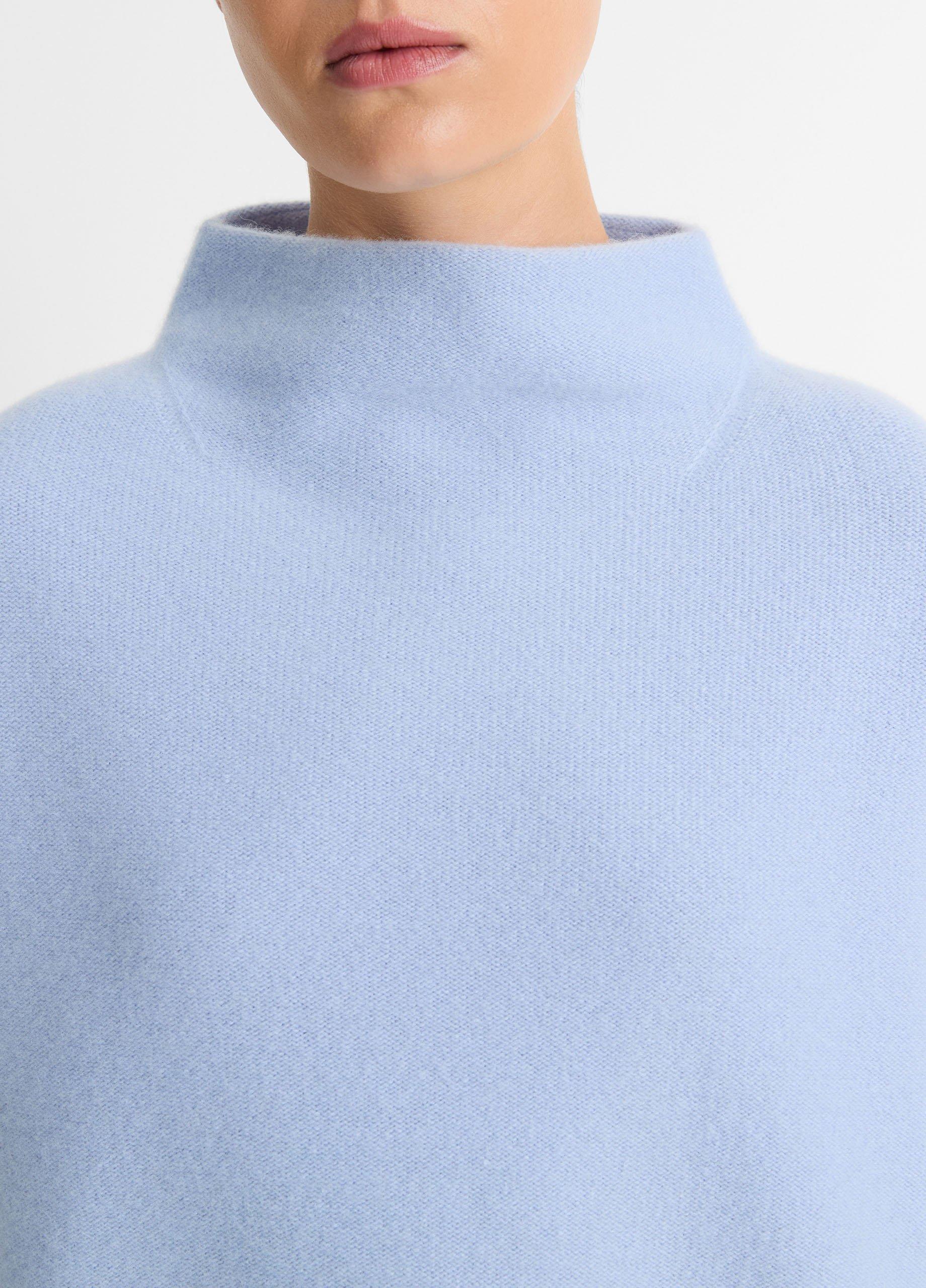 Plush Cashmere Funnel Neck Sweater Product Image