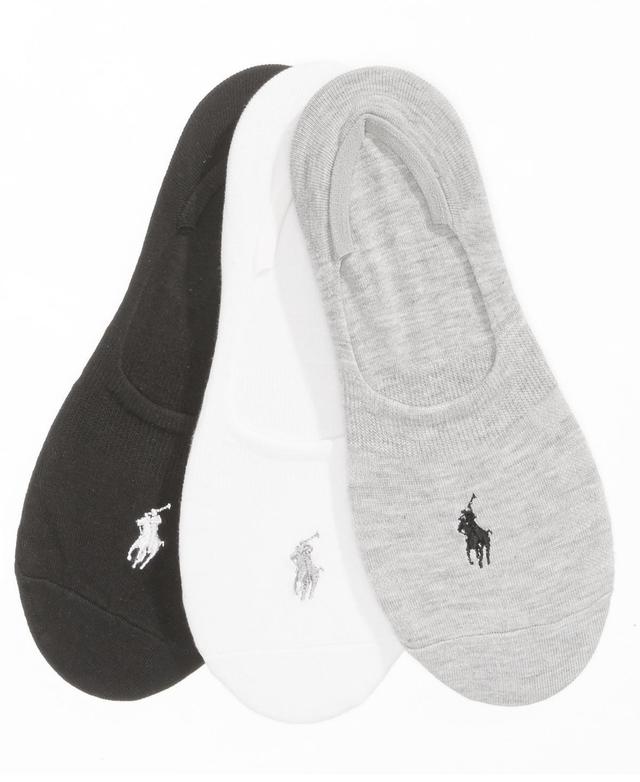 Polo Ralph Lauren Womens Flat Knit Sneaker Liner Socks 3 Pack Product Image