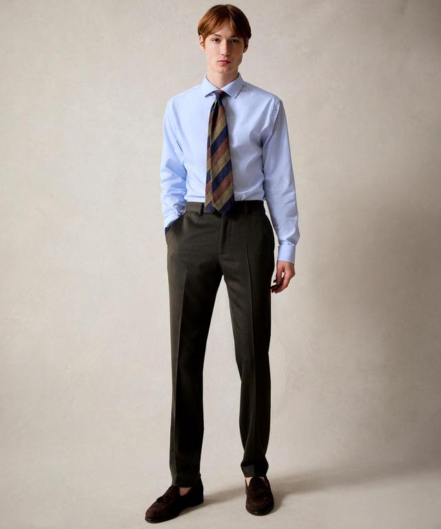 Italian Cashmere Sutton Trouser in Snyder Olive Product Image