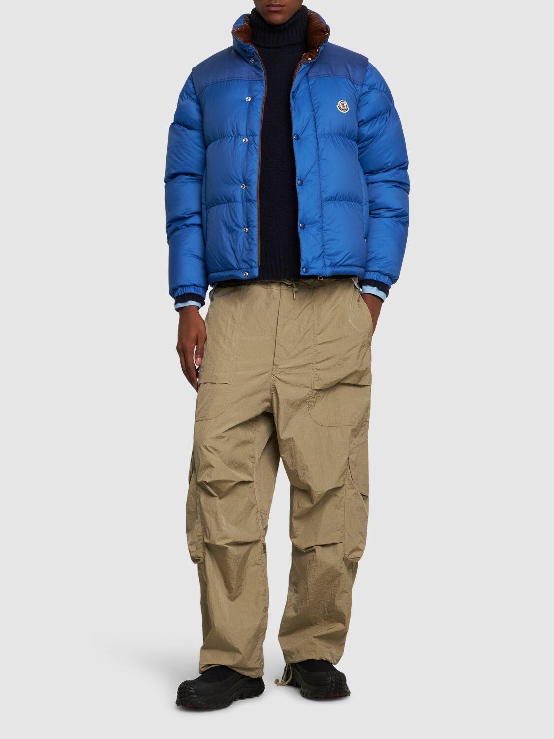 Down Jacket In Bluette/brown Product Image