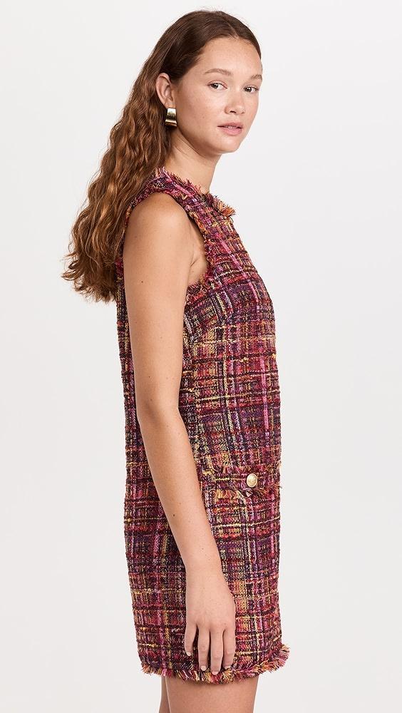 L'AGENCE Florian Tweed Shift Dress | Shopbop Product Image