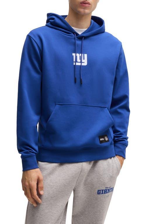 HUGO BOSS Boss <br>x Nfl Woodson Graphic Hoodie<br><br> In Medium Blue Product Image