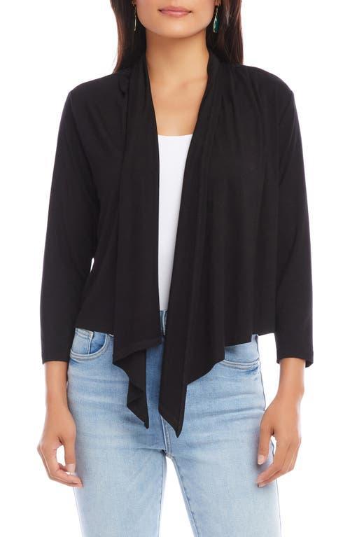 Karen Kane Calli Draped Open Front Cardigan Product Image