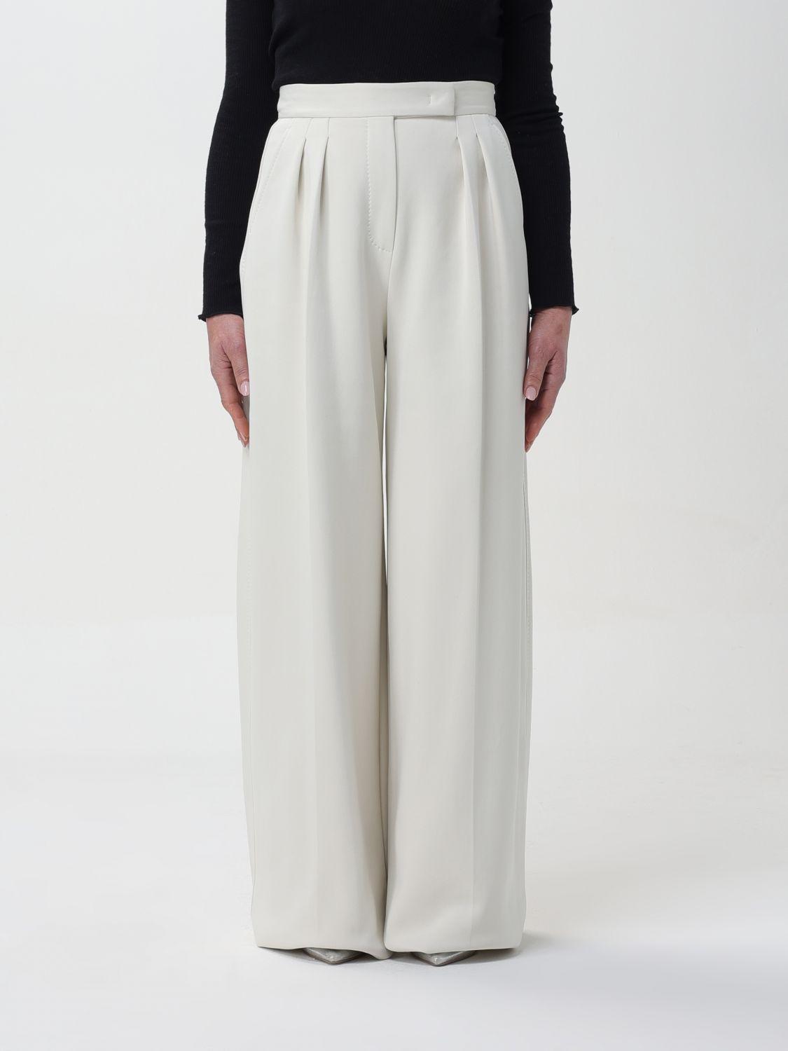 MAX MARA Pants  Woman Color Yellow Cream Product Image