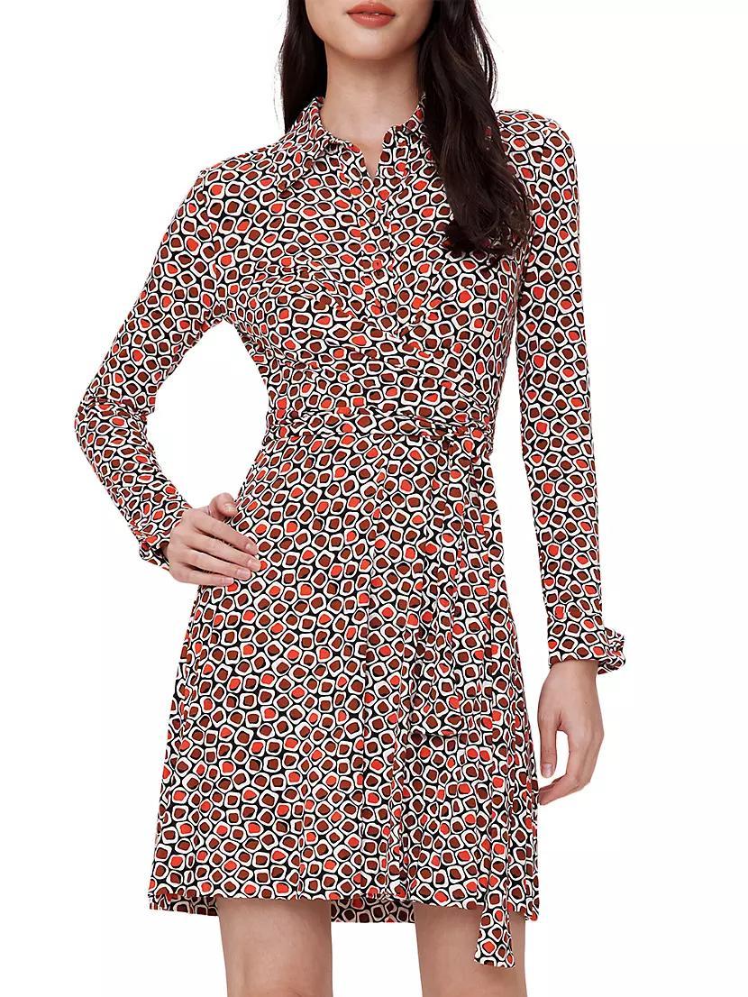 Didi Pebbles Tie-Waist Shirtdress Product Image