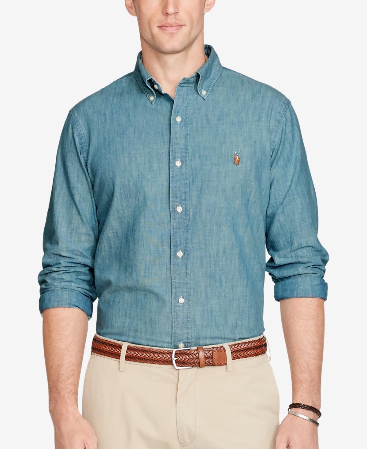 Mens Classic-Fit Chambray Shirt product image