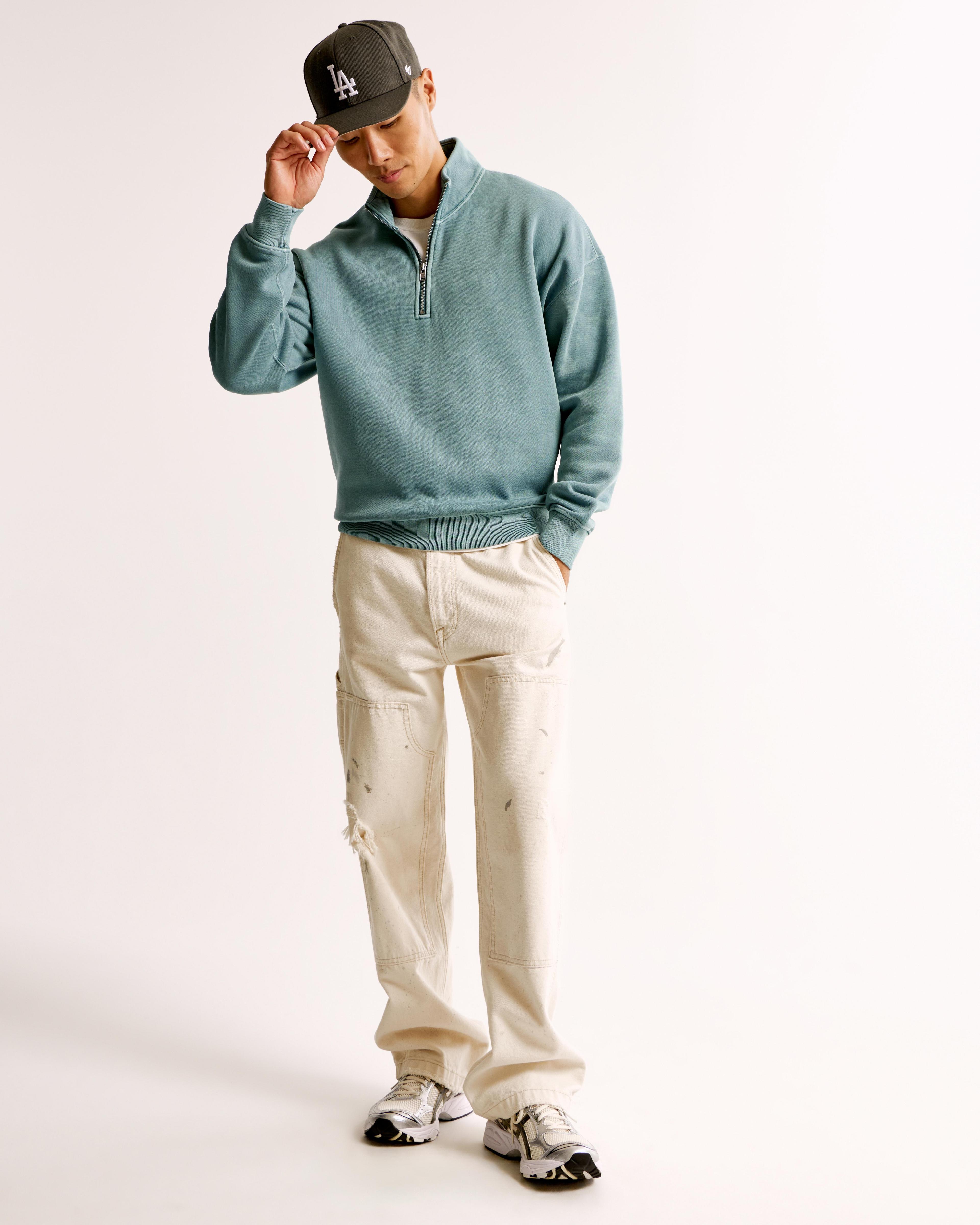 Essential Half-Zip Sweatshirt Product Image