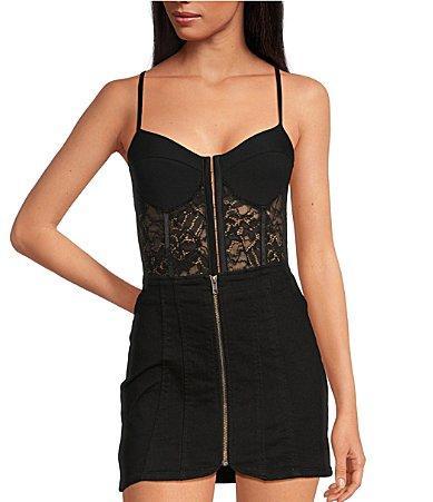 Free People X Intimately FP Lace Night Rhythm Bodysuit Size L, M, S, XL. Product Image