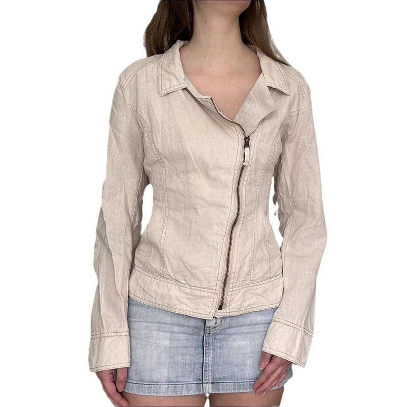 Plain Zip Jacket Product Image