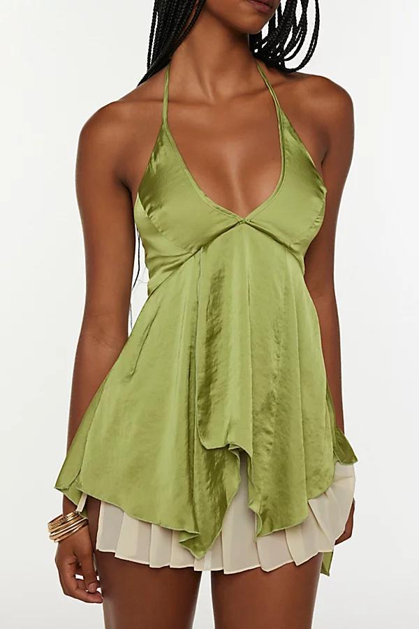 Silence + Noise Luisa Tunic Halter Top Womens at Urban Outfitters Product Image