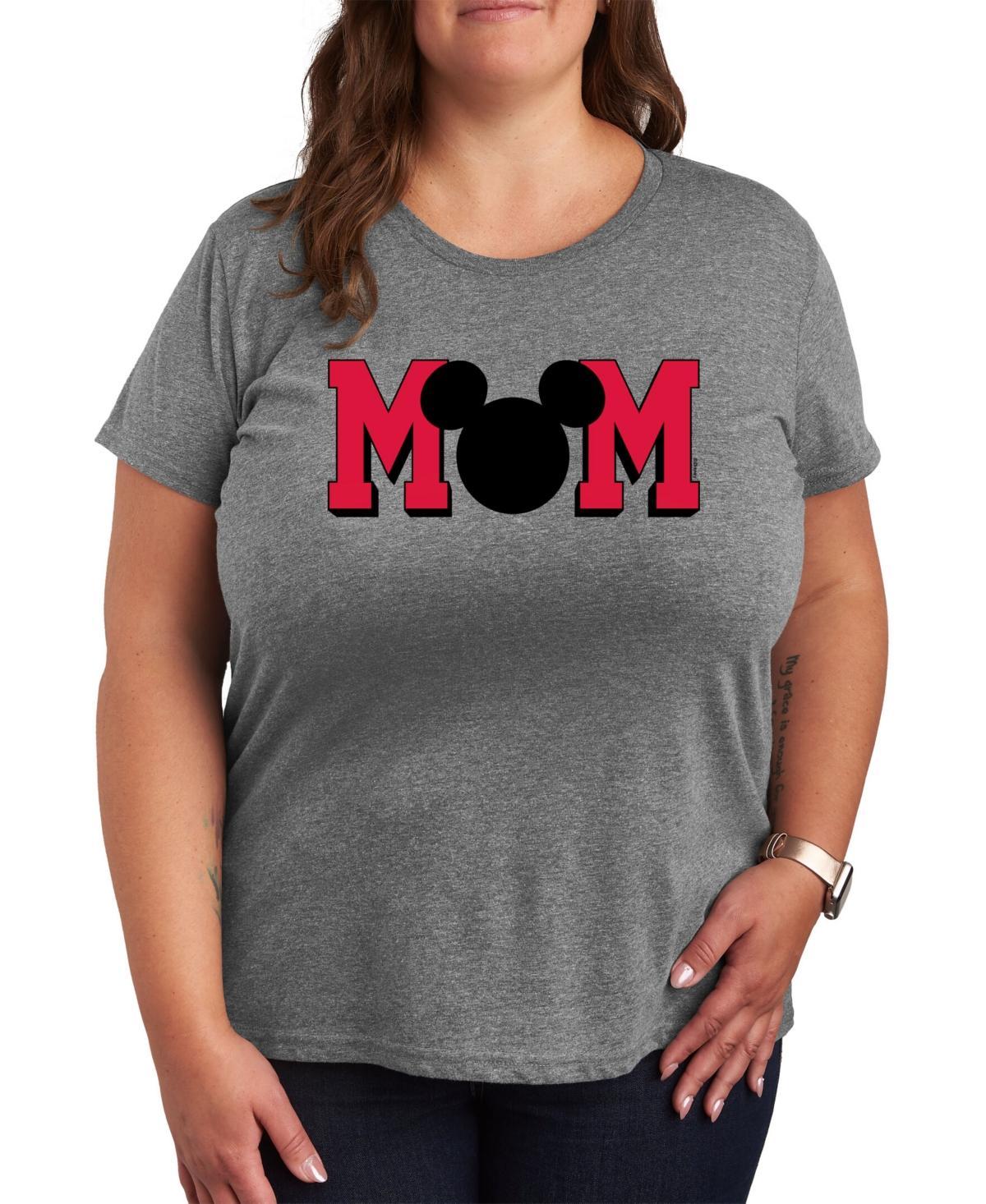 Hybrid Apparel Womens Trendy Plus Size Disney Mom Graphic T-Shirt Product Image