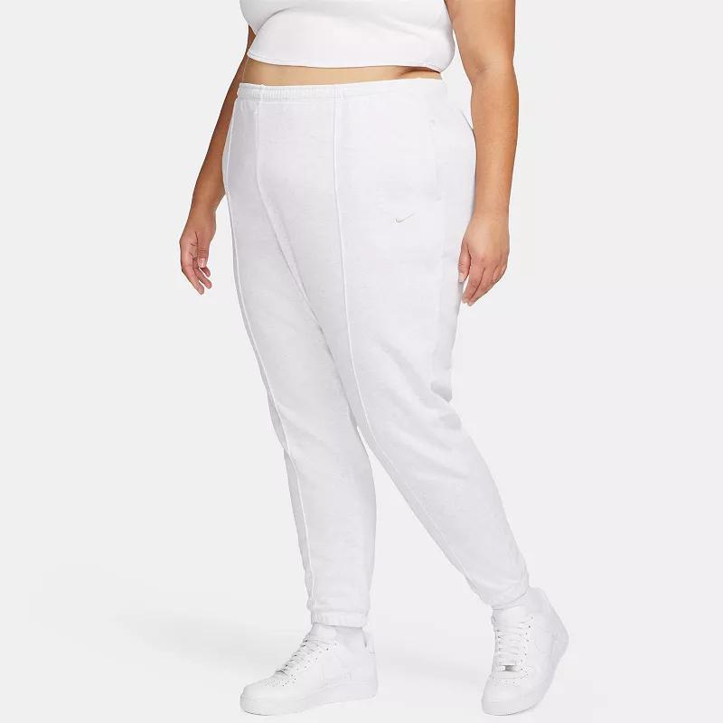 Women's Nike Sportswear Chill Terry Slim High-Waisted French Terry Sweatpants (Plus Size) Product Image