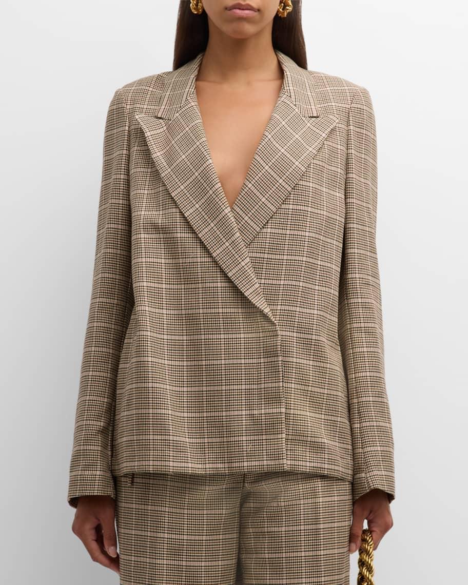 Caplana Check Blazer Shirt Product Image