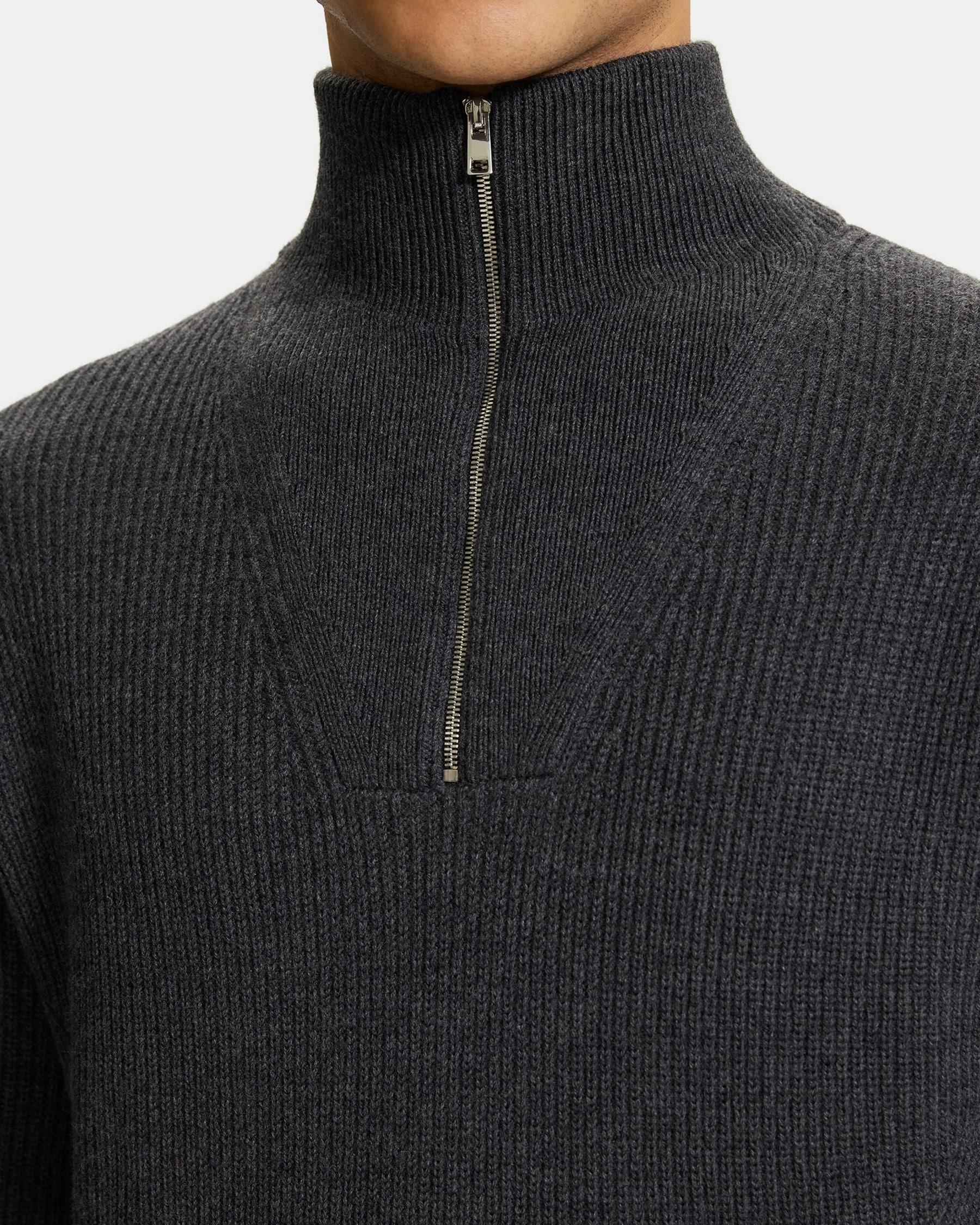 Lamar Quarter-Zip Sweater in Merino Wool Product Image