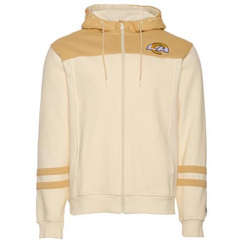 New Era Mens Los Angeles Rams New Era Rams Tag Full-Zip Hoodie - Mens Product Image