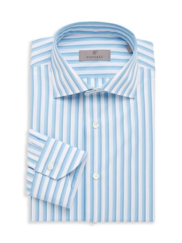 Mens Striped Dress Shirt Product Image