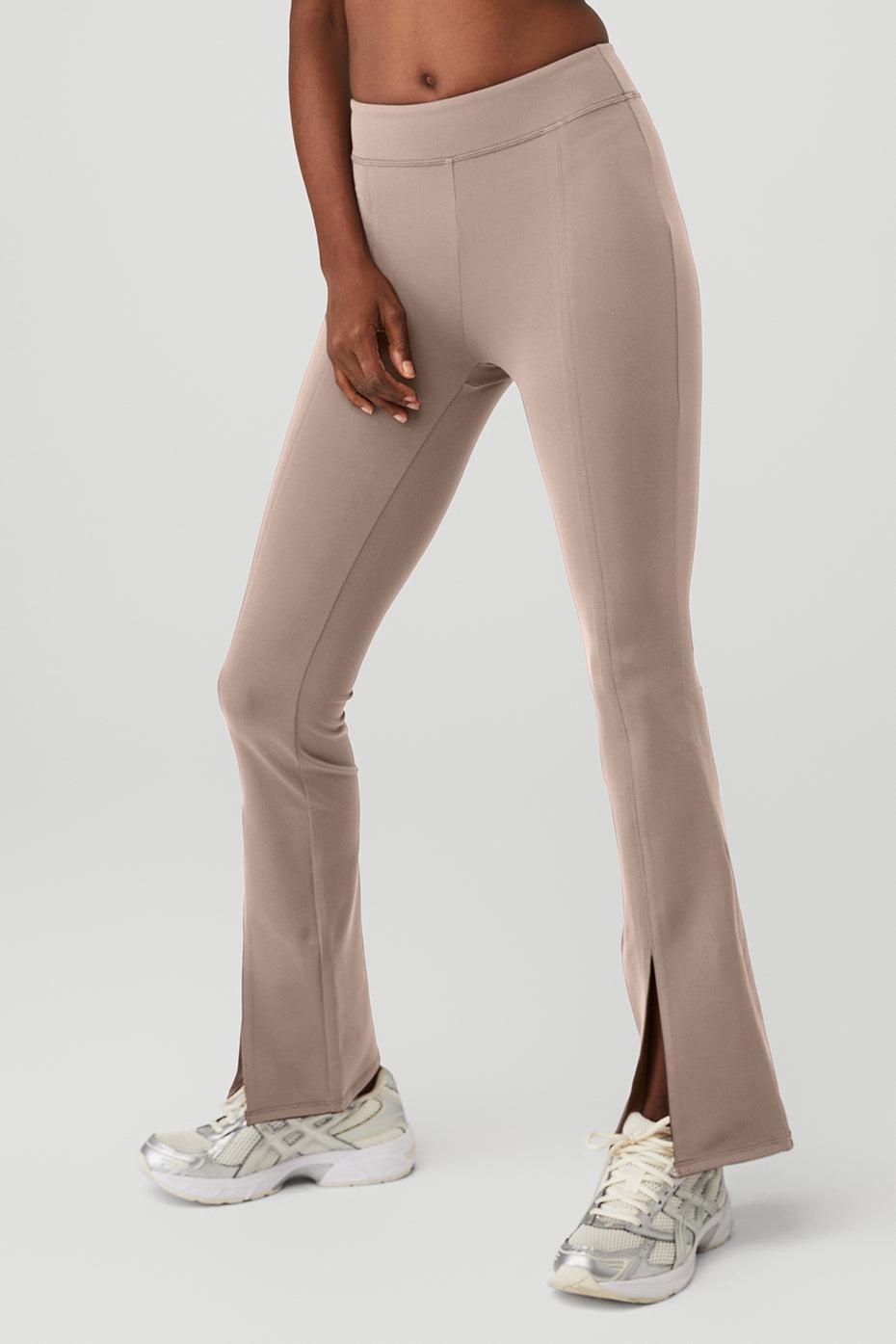 Airbrush High-Waist 7/8 Flutter Legging - Taupe Female Product Image