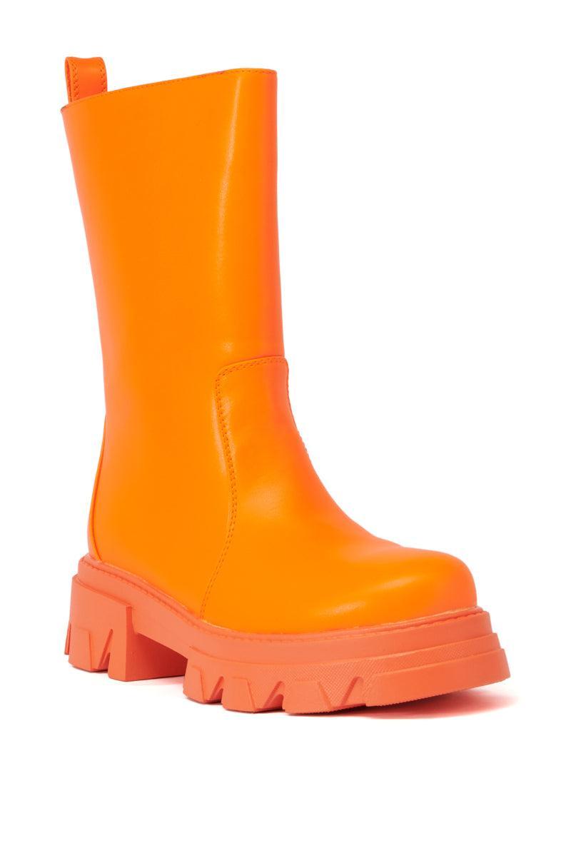 AZALEA WANG KLOCHAVA ORANGE BOOTIE Product Image