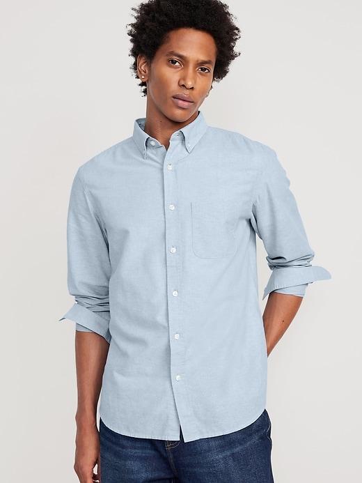 Classic-Fit Non-Stretch Everyday Oxford Shirt for Men Product Image