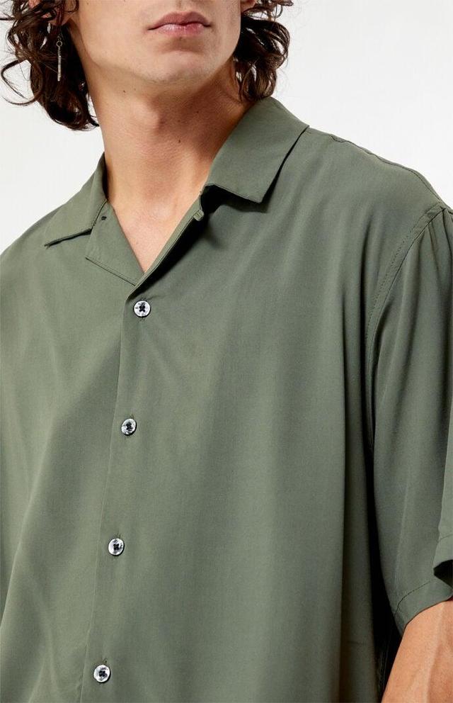 Men's Oversized Camp Shirt - Product Image