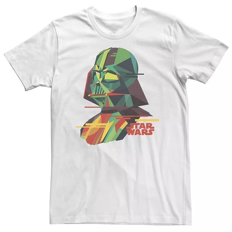 Big & Tall Star Wars Geometric Darth Vader Portrait Tee, Mens Product Image